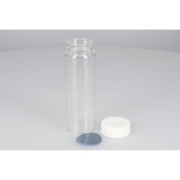 日電理化硝子 ねじ口瓶 無色 SV-100 100mL PPキャップ フッ素PTFE/シリコンパッキン 組合せセット 25組 250673