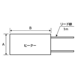 アルミ箔ヒーター 100×400