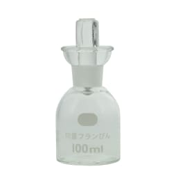 柴田科学 均量フランびん ガラスカラー付溝なし 100mL 5本 080530-1080A
