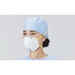 防塵マスク N95/DS2 弁付 ホワイト フリーサイズ 120入