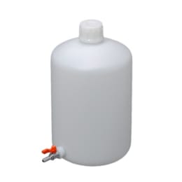 【販売終了】瑞穂化成工業 細口びん ボールコック付 10L 0750