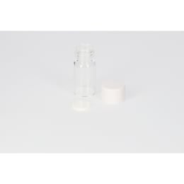 日電理化硝子 ねじ口瓶 S-09A 2mL 無色 メラミンキャップ ソフトロンP.P貼りパッキングセット 100組 250104