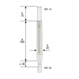 【販売終了】柴田科学 SPC分留管 ウイッドマー SPC19-24 411mm 030820-19300