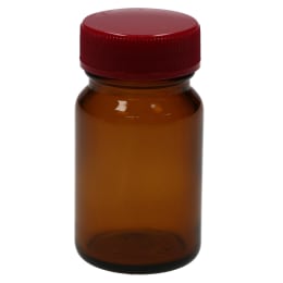 規格瓶 茶 5K 赤キャップ 中栓付 50mL 240本