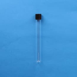 ねじ口試験管 ST-16.5L 20mL 黒キャップ フッ素PTFE/ニトリルパッキン付 50入 119295