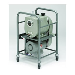 佐藤真空 ベルト駆動型油回転真空ポンプ 4脚架台 TSW-100N 三相 200V 60Hz