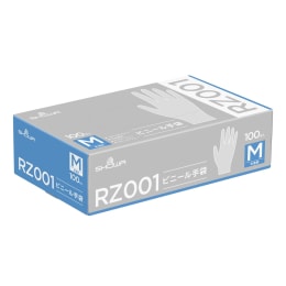 ビニール手袋 RZ001 L 100枚
