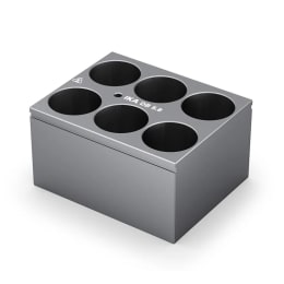 ヒーターアタッチメント DB 5.8 vialφ28用 φ28.8×6穴