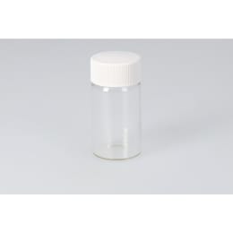 バキュームバイアル 無色 SVF-50 50mL メラミン樹脂キャップ 凍結乾燥用ブチルゴム栓)(特大) 50本 203201