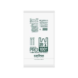 レジ袋 YS1H 20/6号 白 100P×20冊