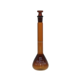 メスフラスコ 茶 カスタムA 20mL