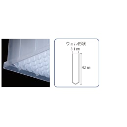 96ウエルプレート2.3mL 角穴V底 蓋なし 8枚×4袋