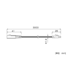 エスペックミック 入力モジュール延長ケーブル RTH-3220