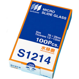 スライドグラス S1214 水フチ磨 100枚