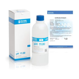 ハンナインスツルメンツ・ジャパン pH標準液(テクニカルタイプ)pH 11.00 @25℃ 証明書付 500mL HI 5011