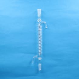 Fine共通摺合じゃ管冷却器 グラハム 筒長200mm 上部雌15/25 下部雄15/25