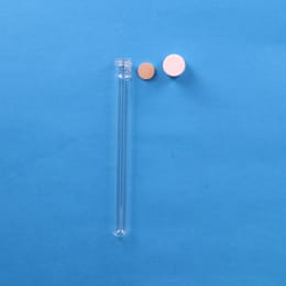 ねじ口試験管 ST-16.5L 20mL 白キャップ フッ素PTFE/ニトリルパッキン付 50入 119235