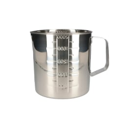 手付きビーカー 目盛付き SUS304製 片手付 2000mL
