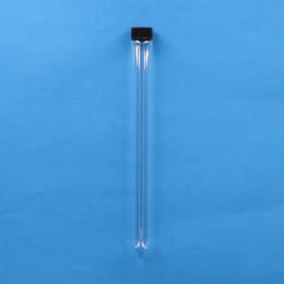 ねじ口試験管 ST-20 40mL 黒キャップ フッ素PTFE/ニトリルパッキン付 30入 119298