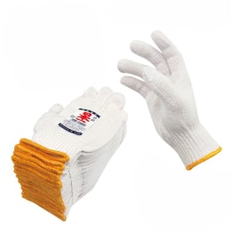 軍手 日本一特綿 フリー ゴム縛り 12双