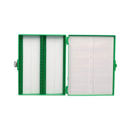 カラースライドボックス 100枚用 緑