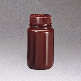 広口褐色試薬瓶 HDPE 125mL 12入