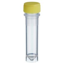 スクリューキャップチューブ 2.0mL 自立型 黄 滅菌 500本入