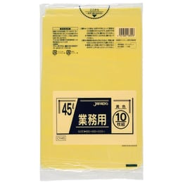 業務用ポリ袋 45L 黄色 10枚入