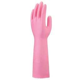 ナイスハンドさらっとタッチセミロング 手袋 S ピンク