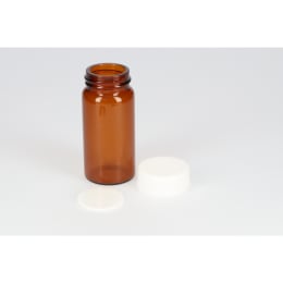 ねじ口瓶 茶色 SV-30 30mL PPキャップ ソフトロンPP貼りパッキン付 50組 250530
