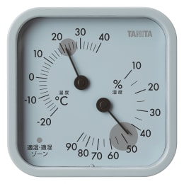 温湿度計 TT-587-BL ブルーグレー