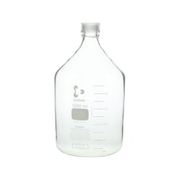 【販売終了】ねじ口びん(メジュームびん) 透明キャップ付 5L 017200-50003