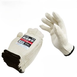綿混軍手 750 フリー ゴム縛り 12双