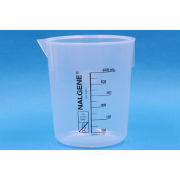 ビーカー 目盛付き PP製 600mL 1201シリーズ