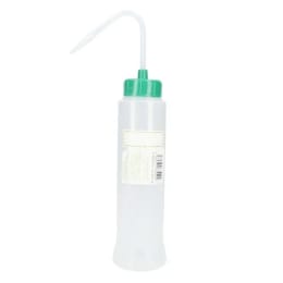 NT洗瓶BIIカラーキャップ スリム 広口 PE製 400mL 色6 グリーン