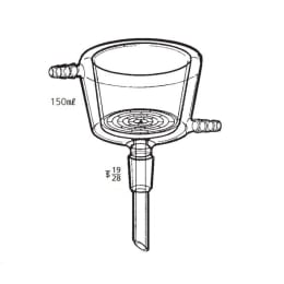 恒温ジャケット付桐山ロート SU-60W