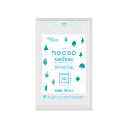 nocoo® ゴミ袋 CN45 45L 半透明 50P