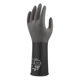 【販売終了】ブチルゴム製 化学防護手袋 874R  10/XL