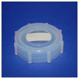 ジャー用捻子蓋 PFA 上面凹状53mm