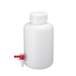 瑞穂化成工業 広口瓶ケミカルコック付 10L 0294