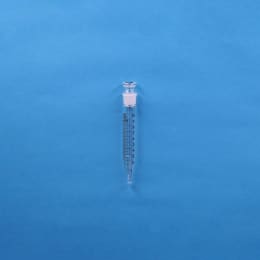 共栓試験管エコノミータイプ 円錐  目盛付 EMKS-16.5 10mL 10本 113111