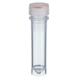 スクリューキャップチューブ 2.0mL 自立型 クリア 滅菌 500本入