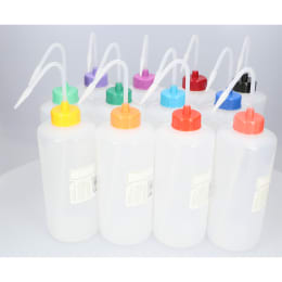 NT洗瓶 BII型 カラーキャップ 広口 1L 12色入