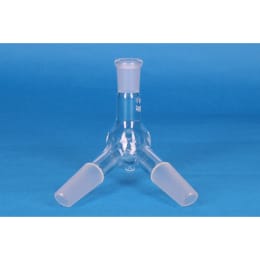 Fine共通摺合二又減圧用アダプター 吸引口φ8付 上部雌15/25 下部雄19/38×2
