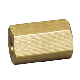 黄銅製 ねじ込み継手 異径ソケット 1/2×3/8 G6R-0403-BS