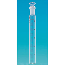 TGK共通摺合共栓比色管 50mL 目盛付 1mL目盛 φ23×H200 栓19/28