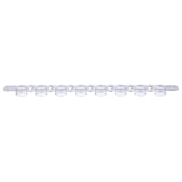 0.2mL PCR 8連フラットキャップ リアルタイムPCR用 137-431C 120入