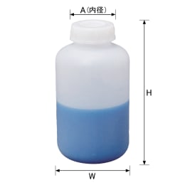 広口びん 10L 白 0093