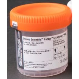 試料コンテナ 120mL オレンジ 滅菌 100入 120ORG53-4000