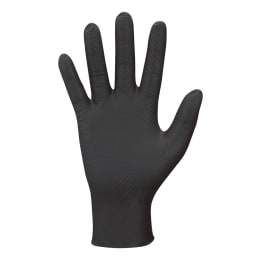 メカニクスギア ニトリル手袋 709B XL ブラック 50入